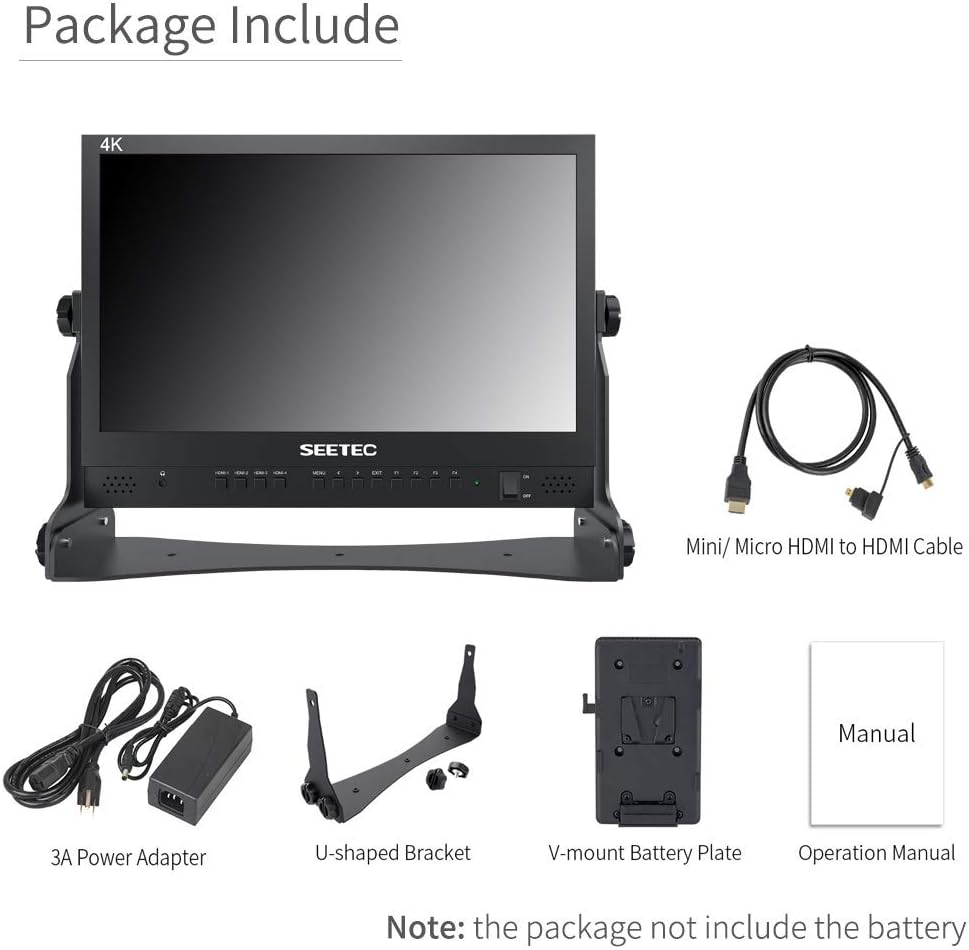 15.6 4 HDMI Input Output Quad Split Display Monitor S815