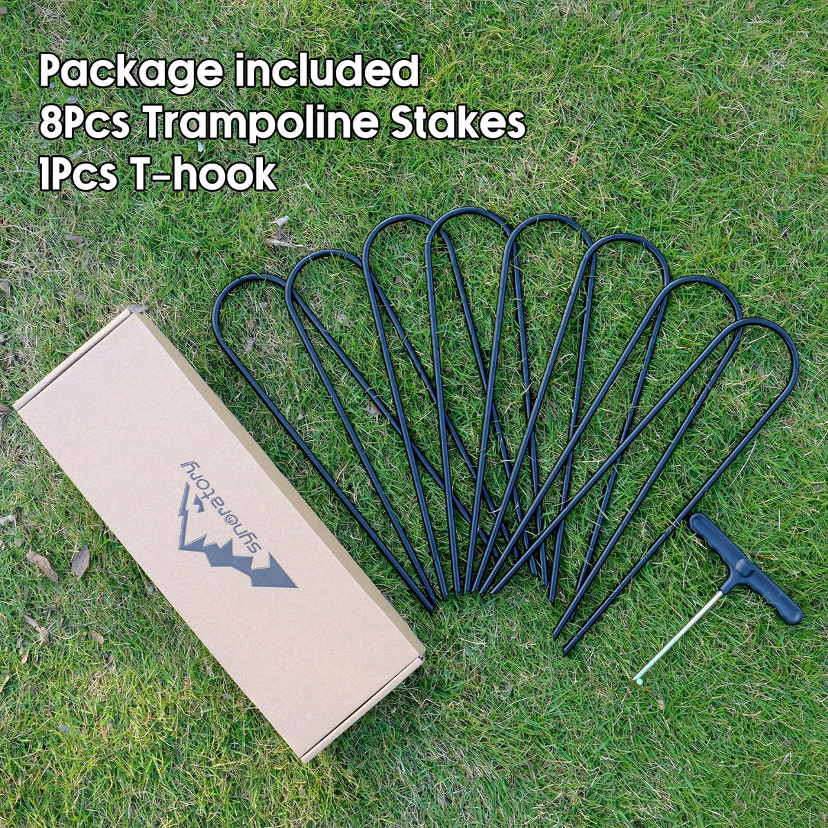 8 Pcs Heavy Duty Trampoline Ground Anchor N39055