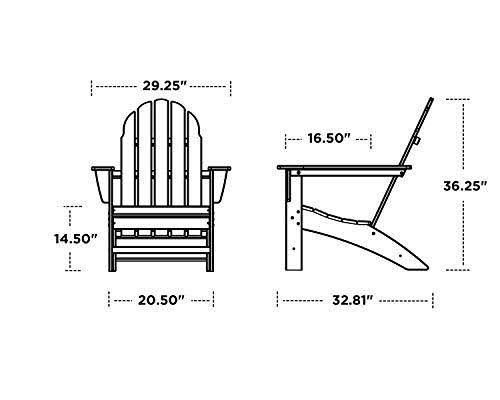 Slate Grey Adirondack Chair L1158