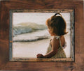 Knotty Alder And Reclaimed Barn Wood Picture Frame (4X6) F849