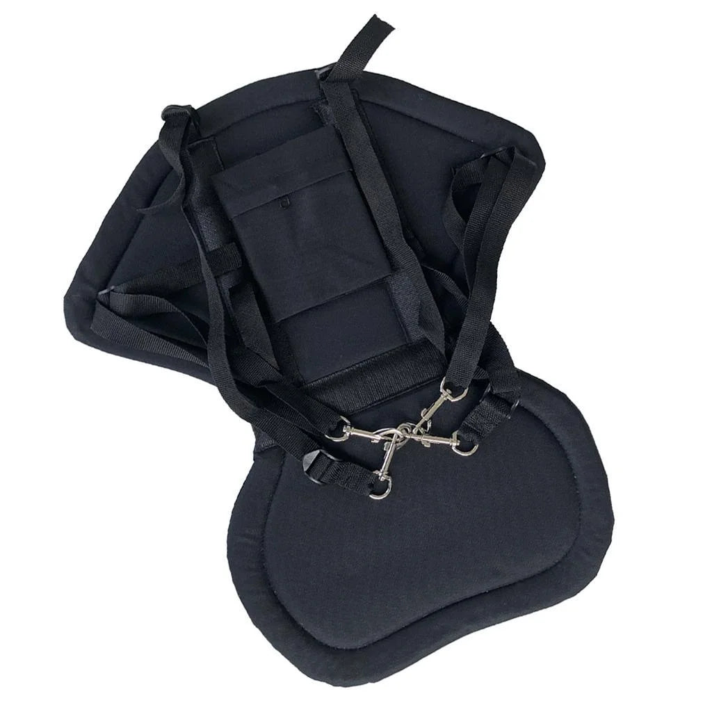 2Pcs Kids Adjustable Padded Canoe and Kayak Boat Seat with Snap Hooks L550267