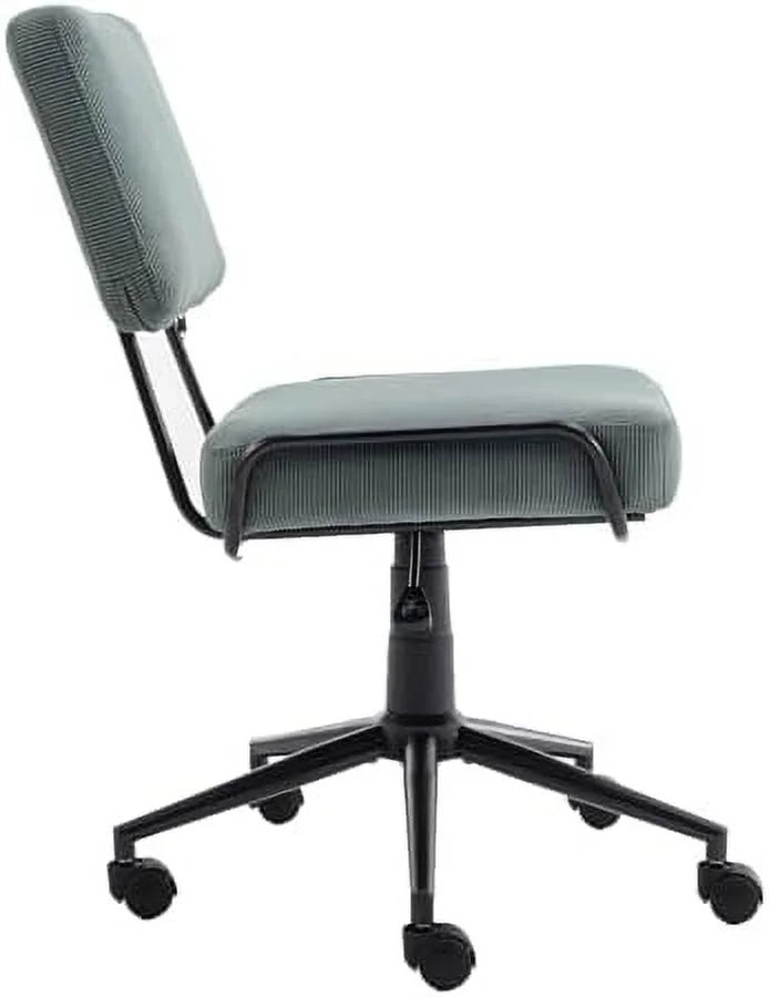 Adjustable Swivel Corduroy Office Chair D60668