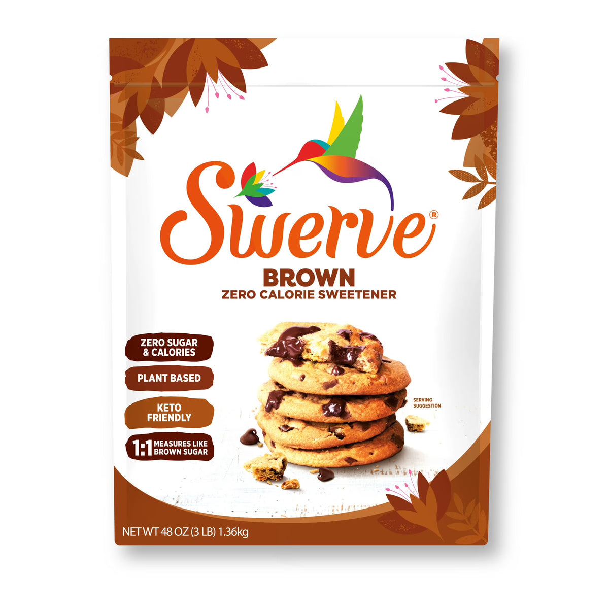 Brown Sugar Replacement Sweetener, 48oz T133