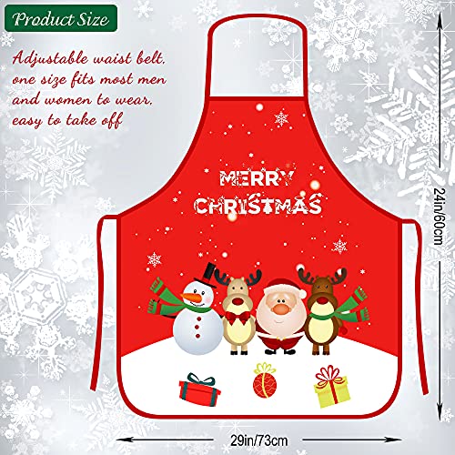 Christmas Apron, 3PCS Adjustable Kitchen Cooking Aprons X748389