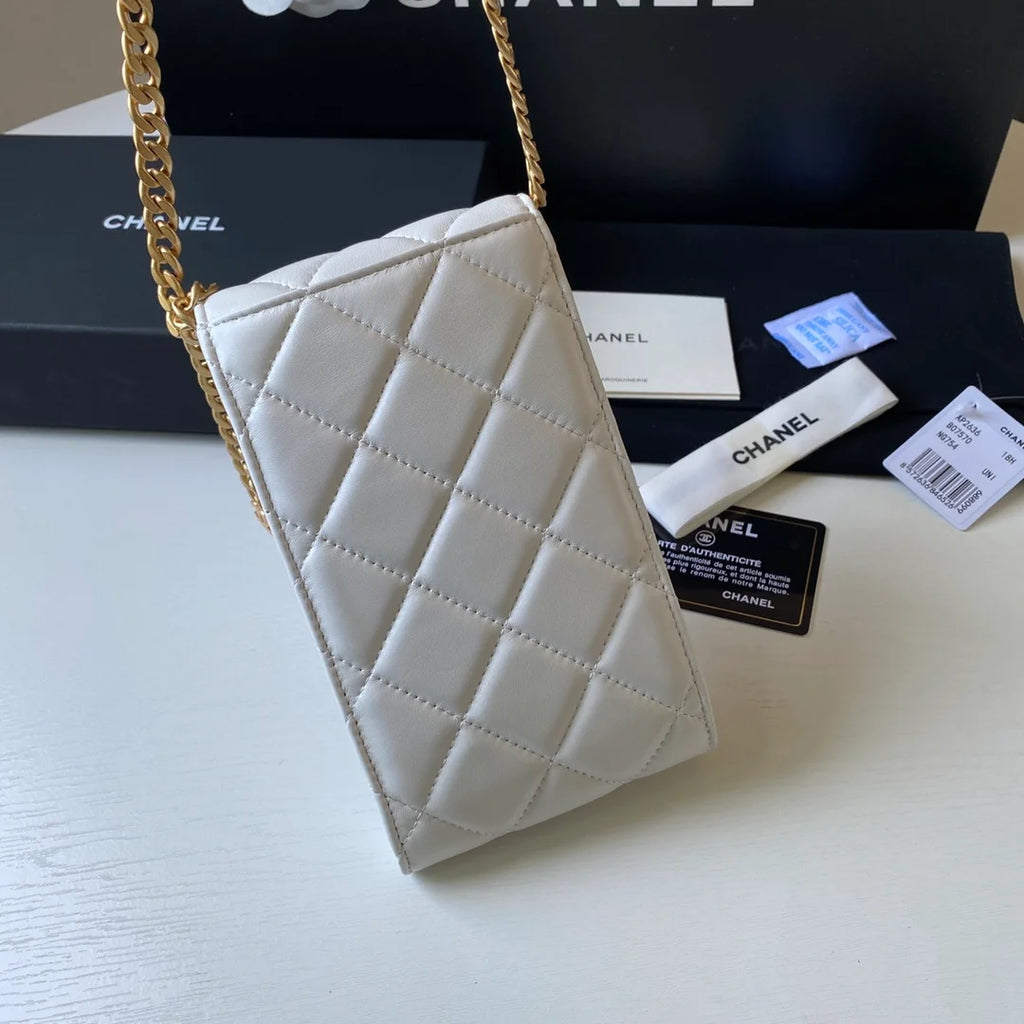 White Phone Holder Bag G4967
