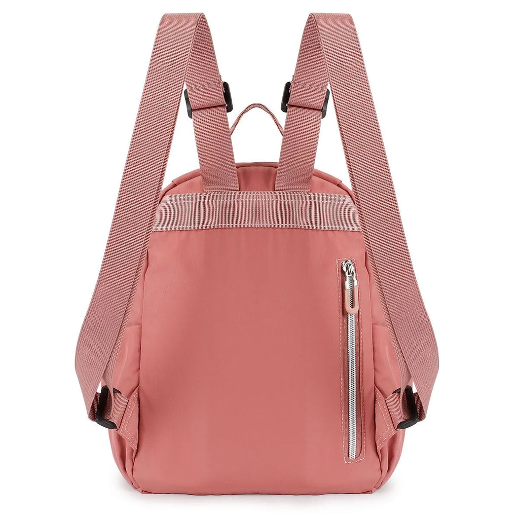 Blue Waterproof Nylon Mini Backpack with Coin Purse K4737