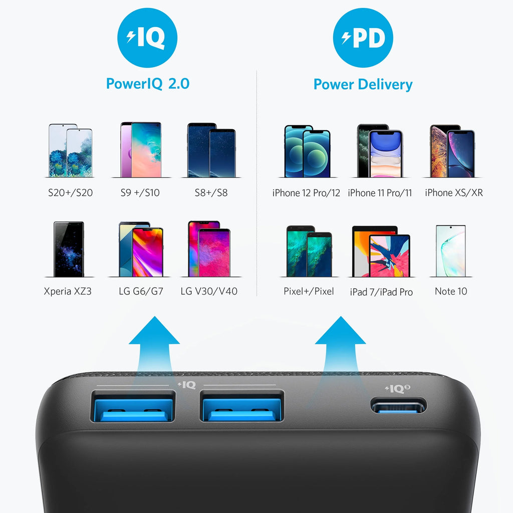 Black Portable Battery Charger R2342