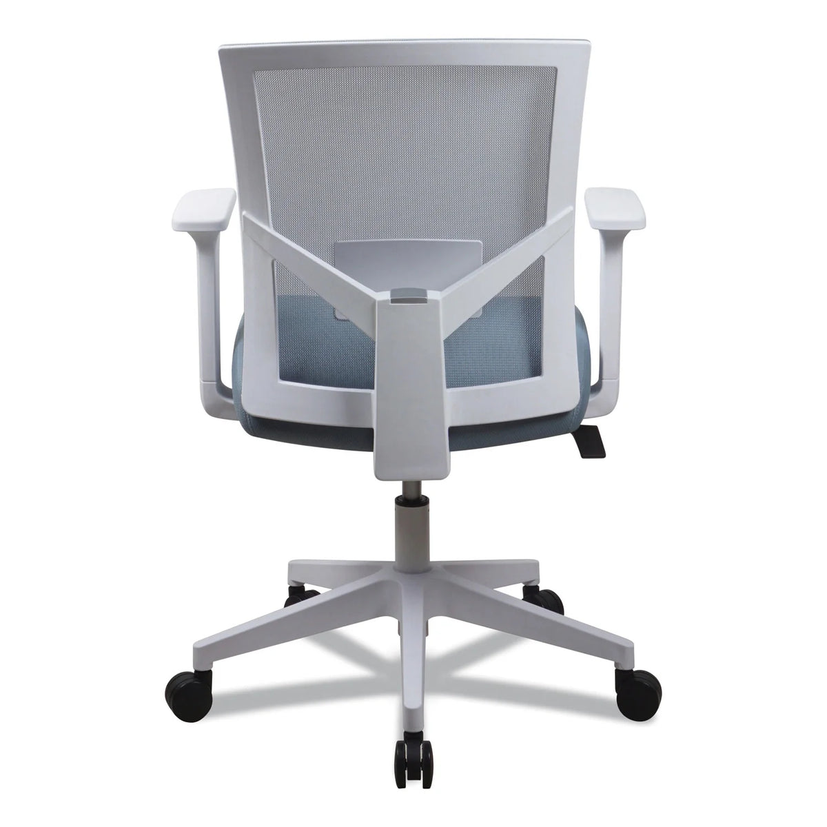 Seafoam Blue Mesh Back Fabric Task Chair A217
