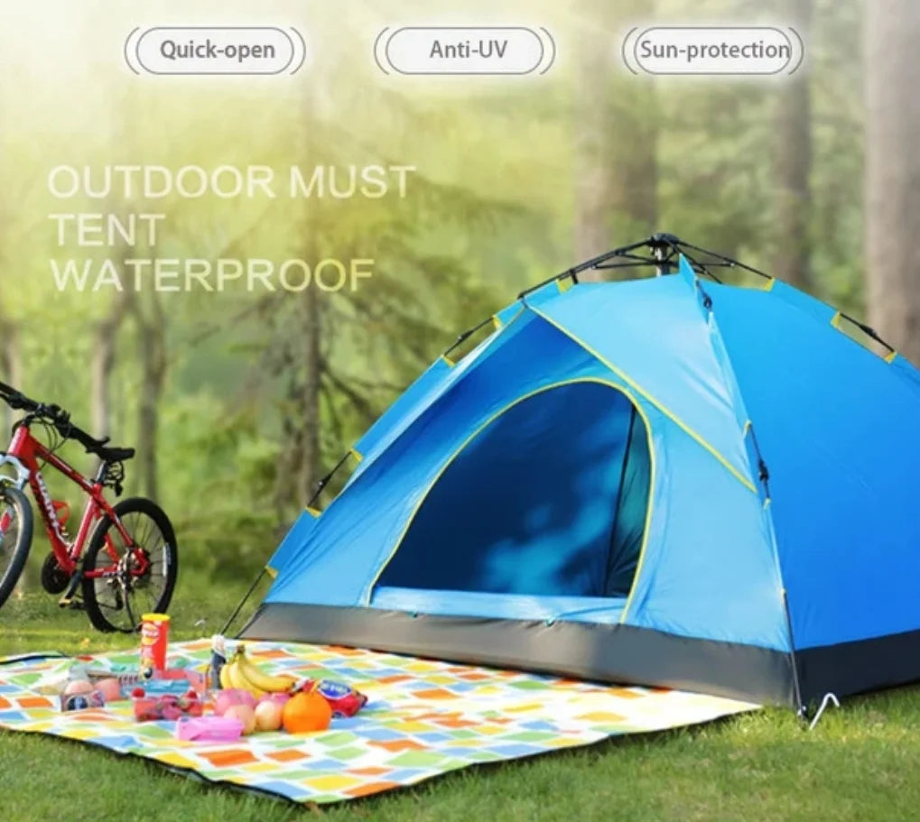 Waterproof 3-4 Person Pop up Camping Tent K7605