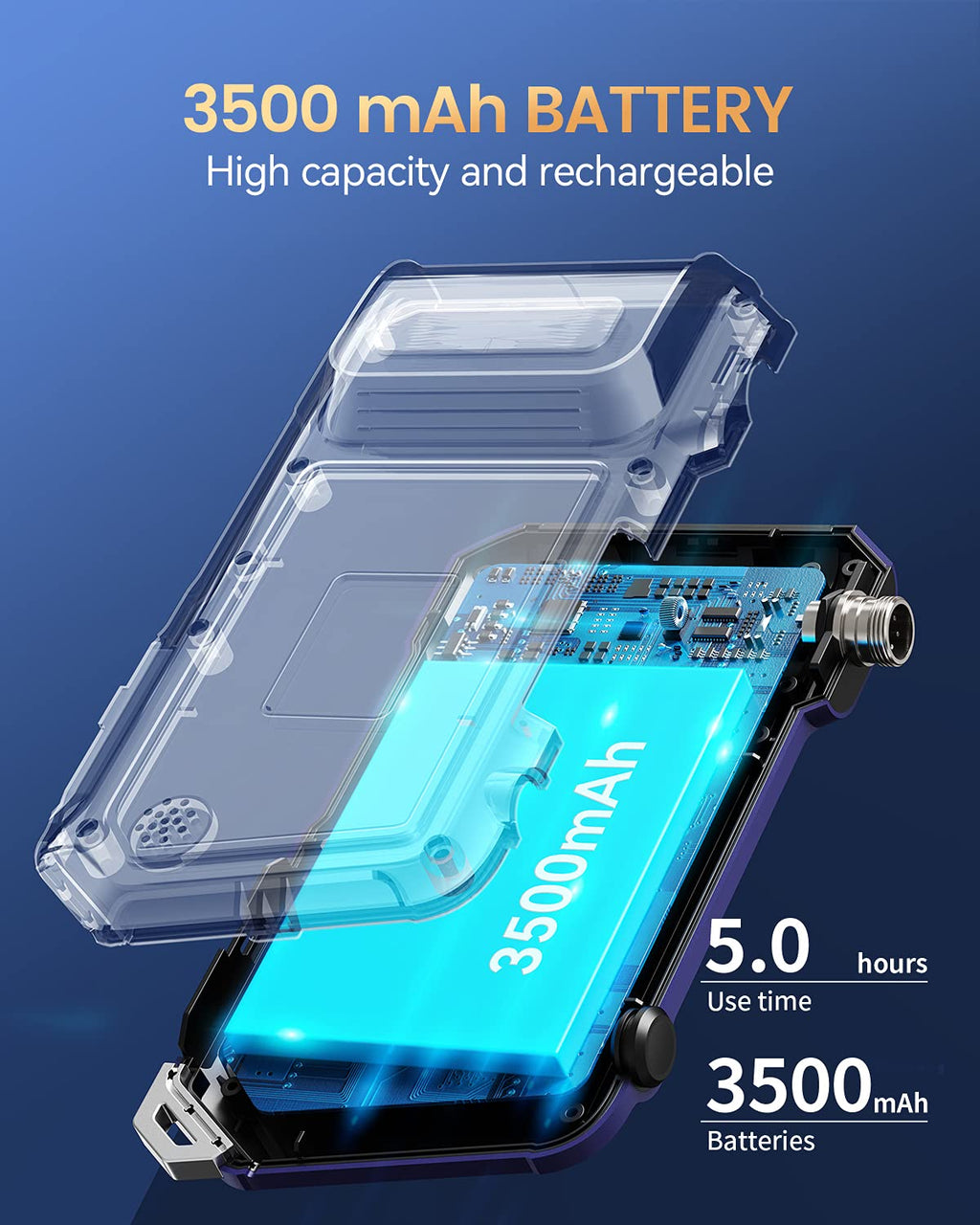 Waterproof Flexible Cable Industrial Endoscope with 5 IPS Color Screen F1584
