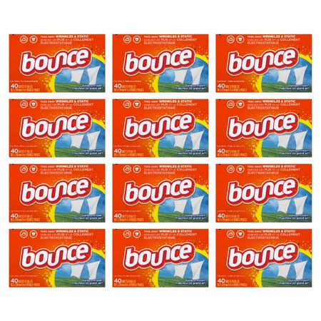 Outdoor Fresh Dryer Sheets Fabric Softener 40 Sheets 12-Pack T42439