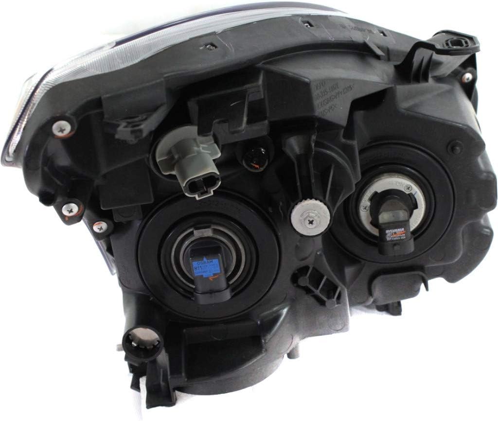 Nissan Rogue Headlight Assembly 2009 2010 Passenger Side Halogen N808