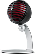 Black Digital Condenser Microphone with USB and Lightning Cables F864