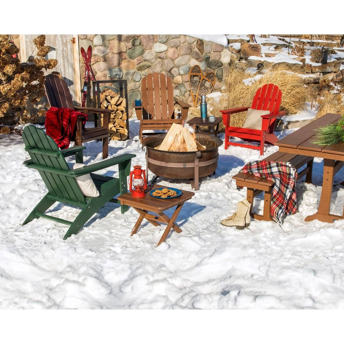 Slate Grey Adirondack Chair L1158