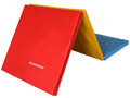 6 Ft. x 2 Ft. x 2 In. Three Fold Folding Exercise Mat with Carrying Handles, Black E81166