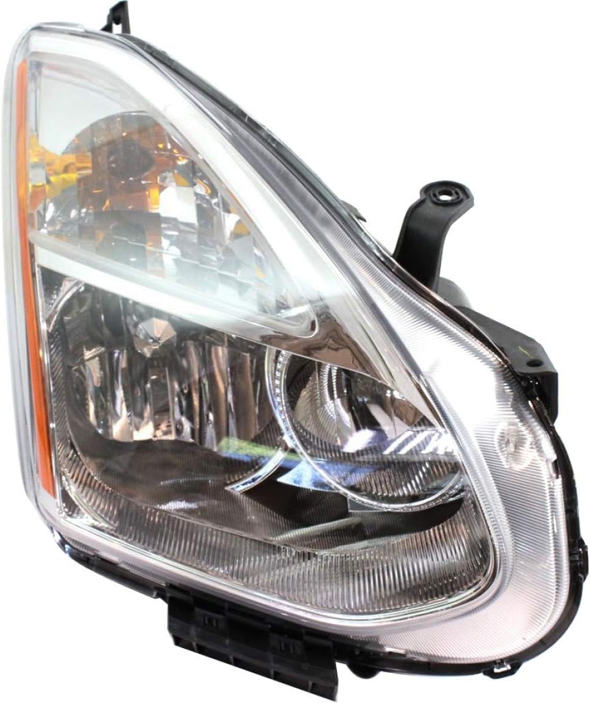 Nissan Rogue Headlight Assembly 2009 2010 Passenger Side Halogen N808