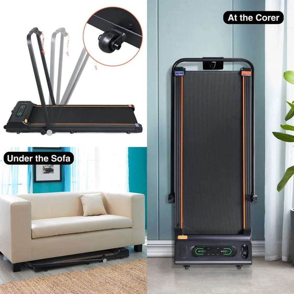 Folding Electric Treadmill with LCD Monitor K3644