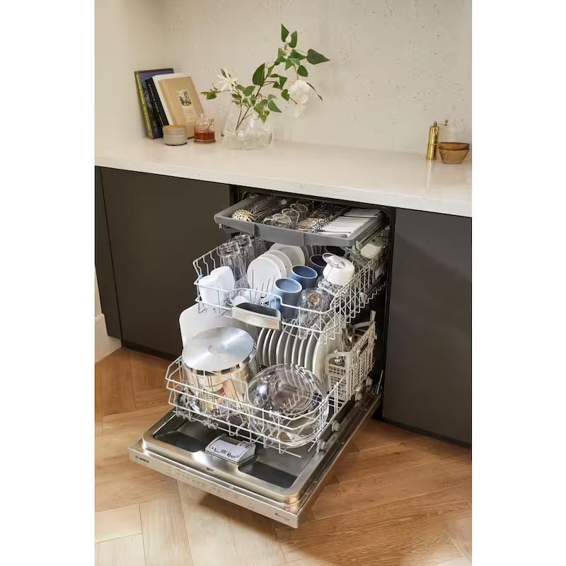 24 in. Stainless Steel Dishwasher with Stainless Steel Tub, 38 dBA J69818