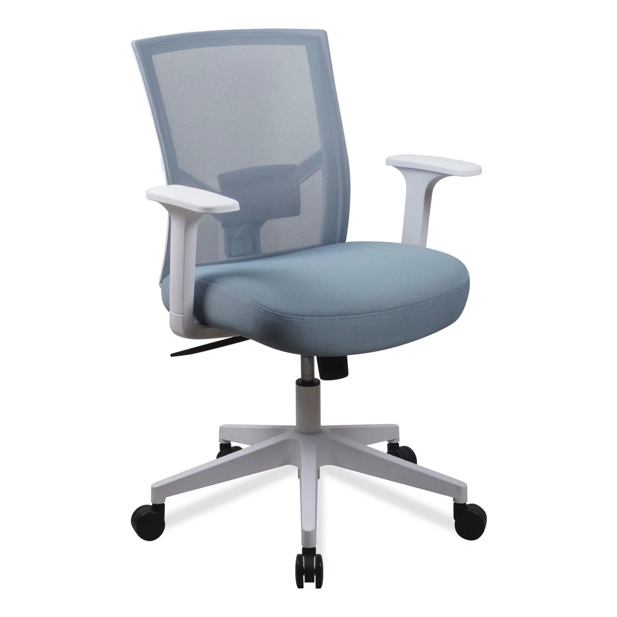Seafoam Blue Mesh Back Fabric Task Chair A217