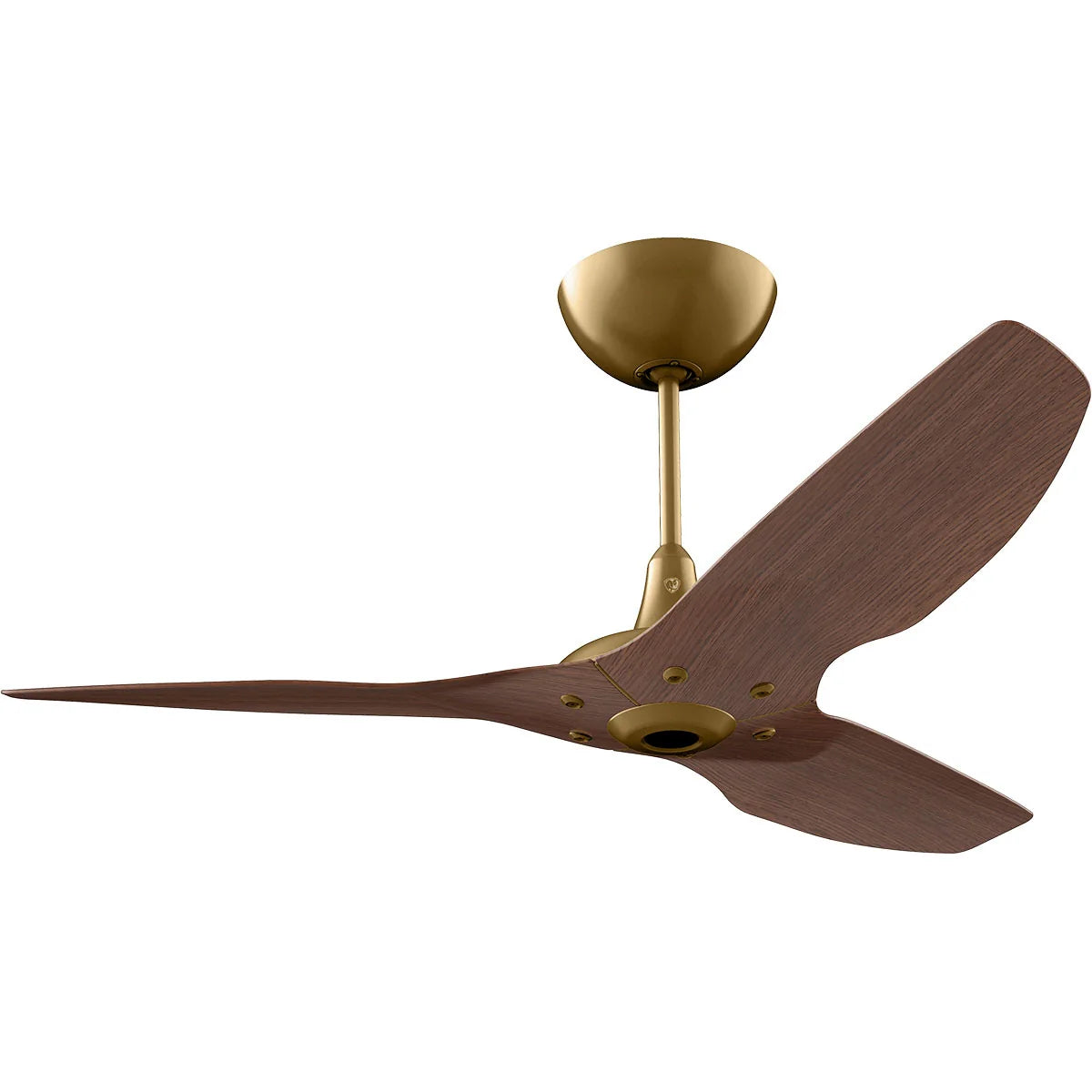 52 Ceiling Fan with Cocoa Bamboo Blades and Gold Finish B83523