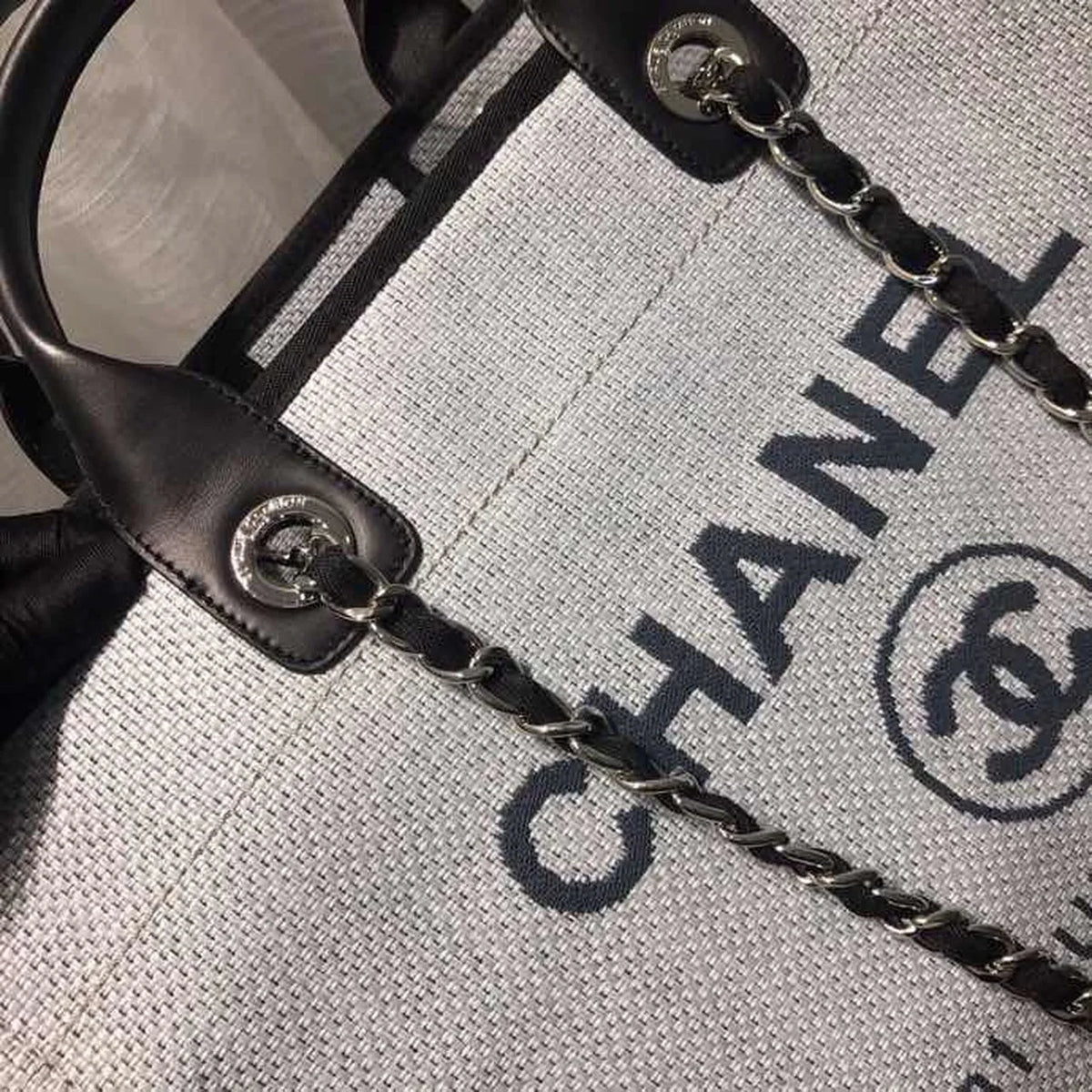Canvas Tote Bag Light Grey U26050