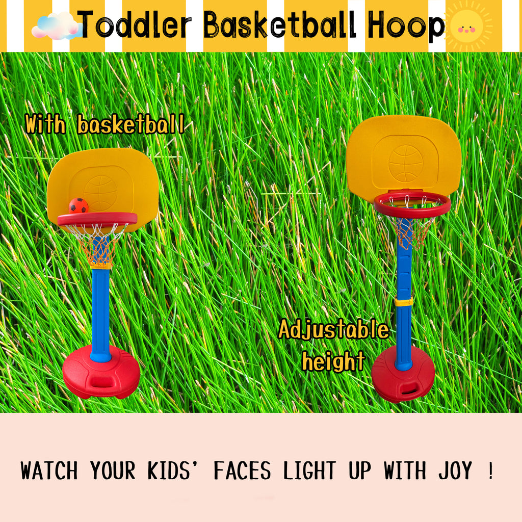 Basketball Hoop Arcade Game with Ball, Adjustable Height O4640