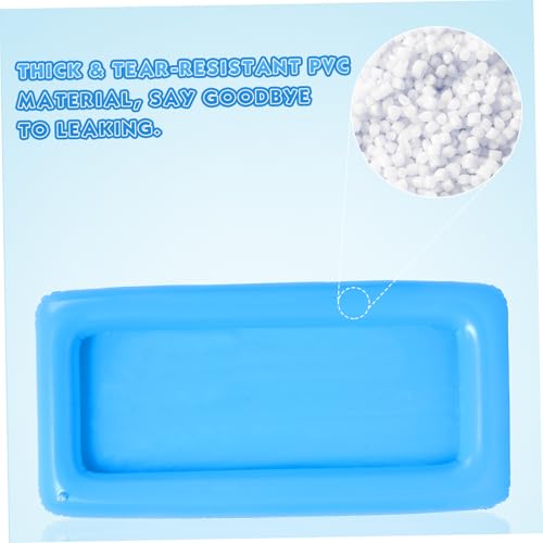 1 Set Inflatable Pool Serving Bar and Mesh Food Tent Set with Drain Plug K3197