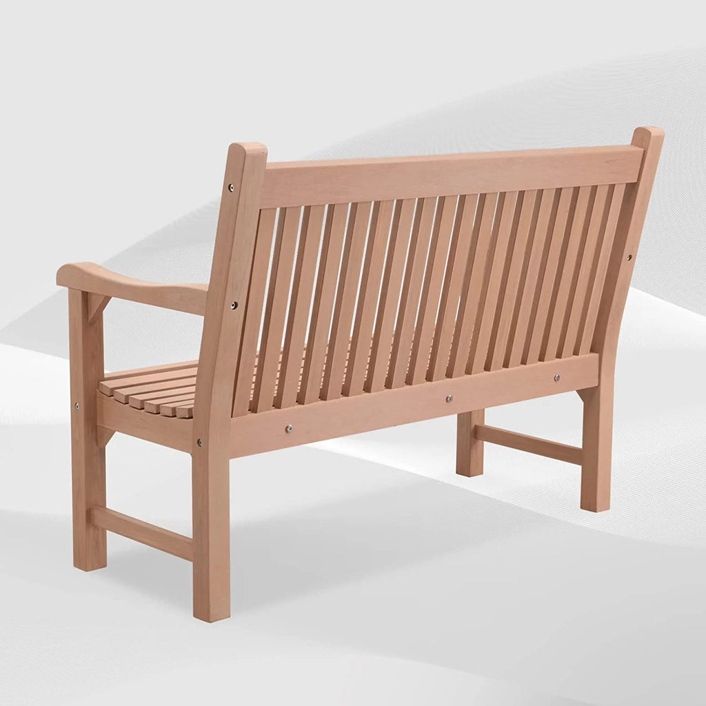 2-Person All-Weather Poly Lumber Outdoor Bench U502463