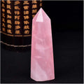 Pink Rose Quartz Crystal Wand 4-5cm Z604553
