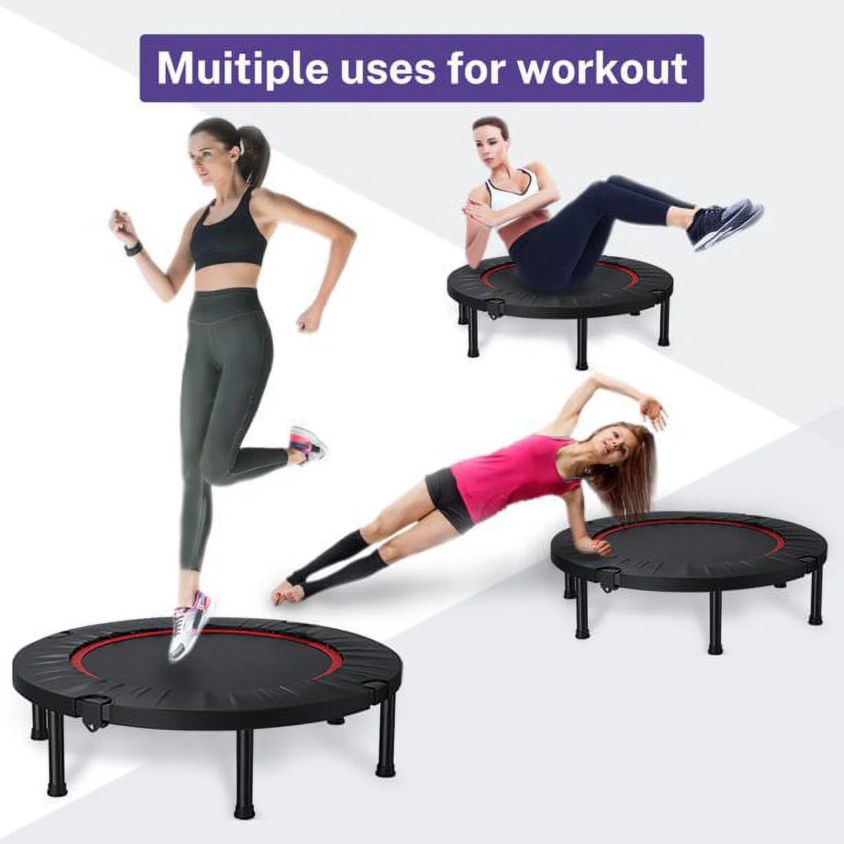 40 Foldable Mini Trampoline 330 lb Weight G25045