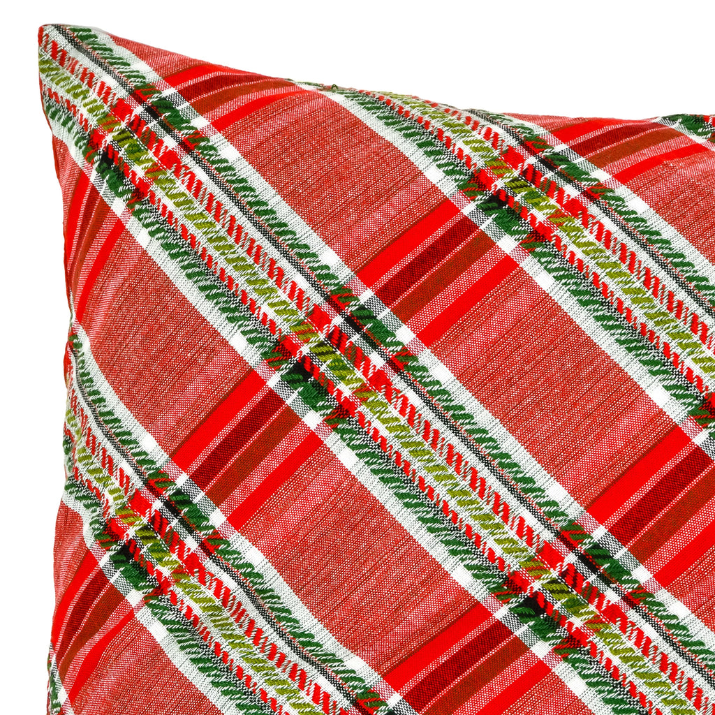 Square Plaid Pillow Y9365
