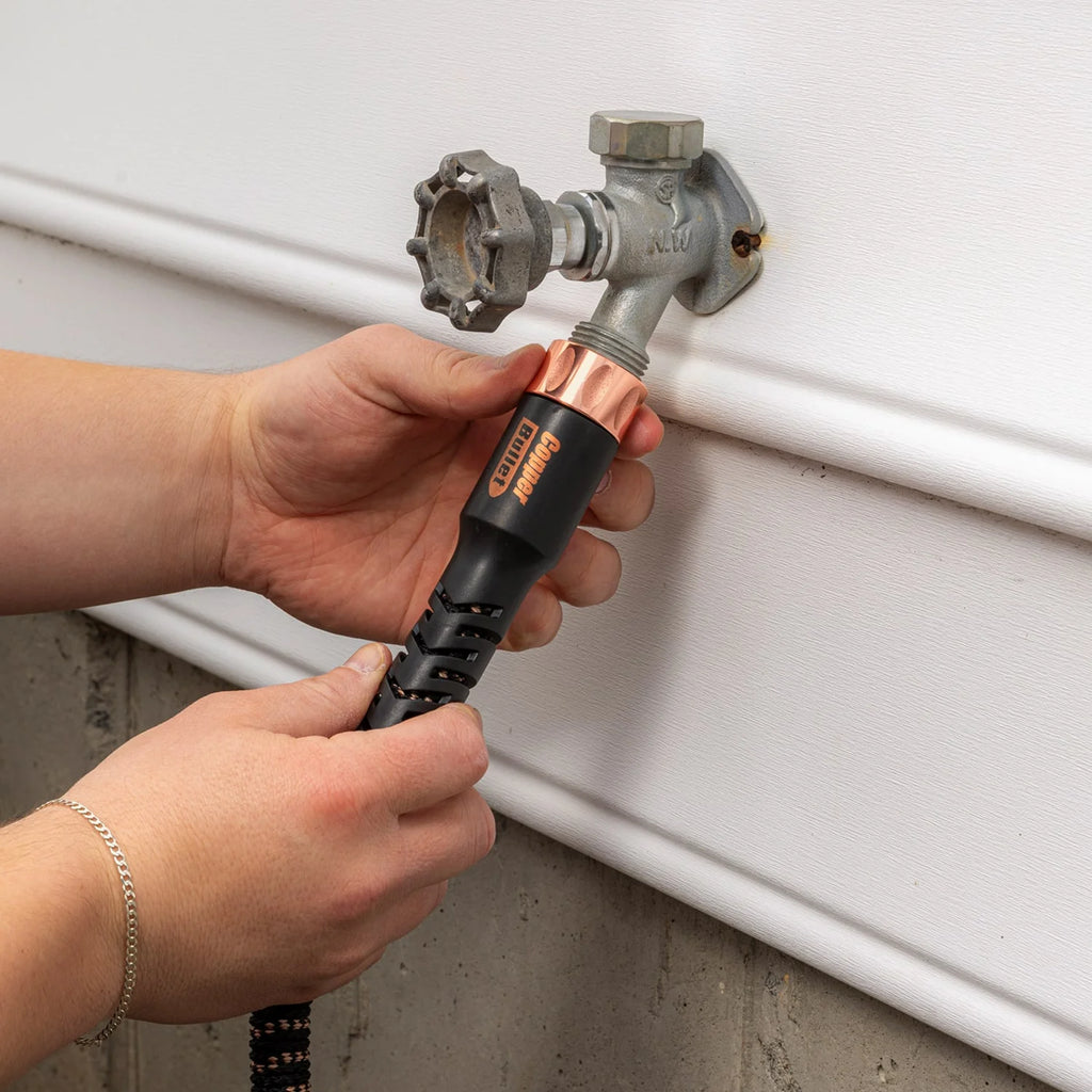 Copper Bullet Expandable Hose with Thumb Spray Nozzle 75 ft N26637