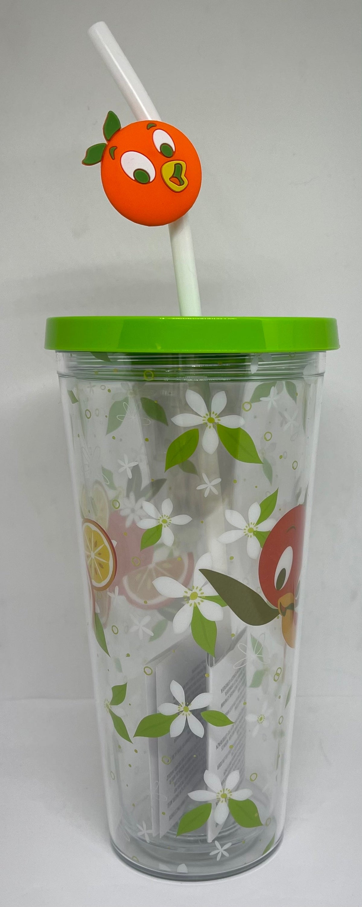 Orange Bird Sipper Straw Tumbler Cup with Straw A72218