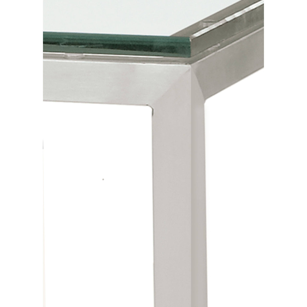 Cherry Top Console Table with White Base B530054