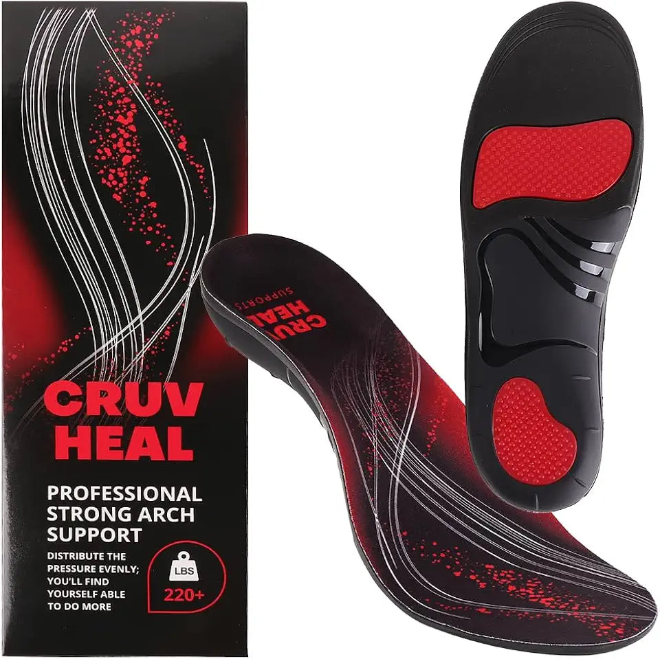 High Arch Relief Plantar Fasciitis Comfort Insoles for Men (S) A845884