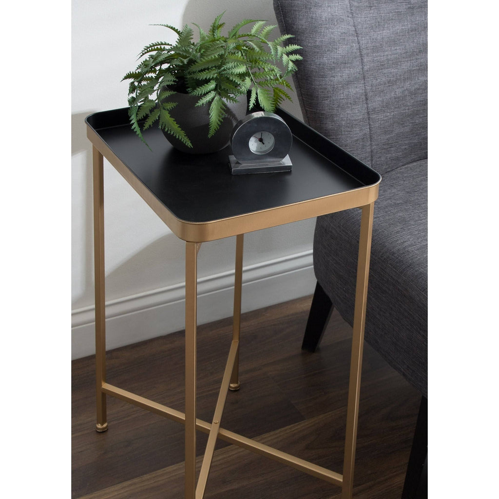 Bronze Metal Accent Table I395153