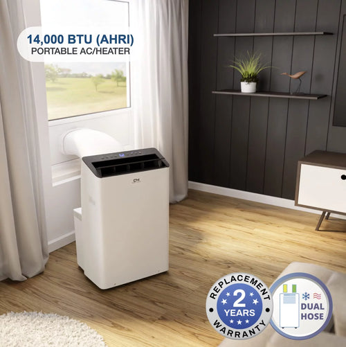 14000 BTU 115V Portable Air Conditioner and Heater with WiFi R92255