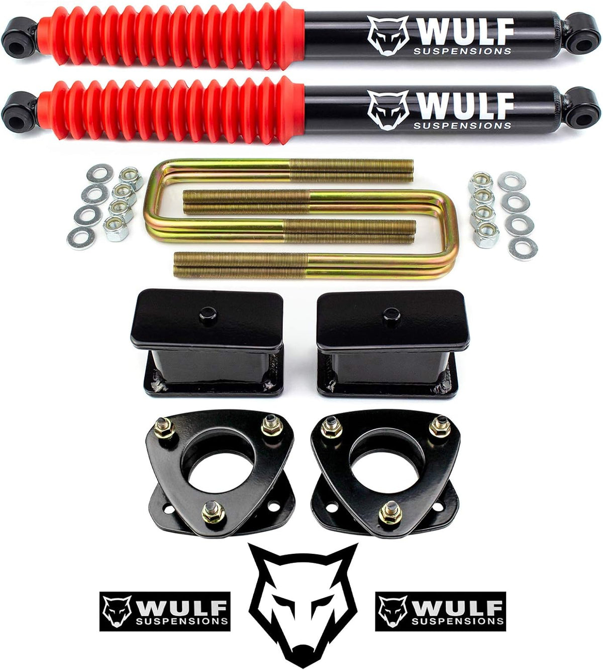 3" Front 3" Rear Lift Kit with Rear Extended Shocks W8804