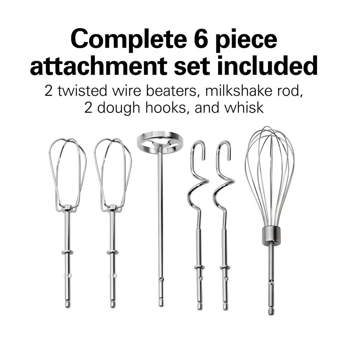 Black 6-Speed Electric Hand Mixer J693