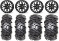 9 Items: 14 Wheels Black 26 Tires Z17599