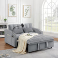 55" Tufted Velvet Convertible Sofa Bed V68182