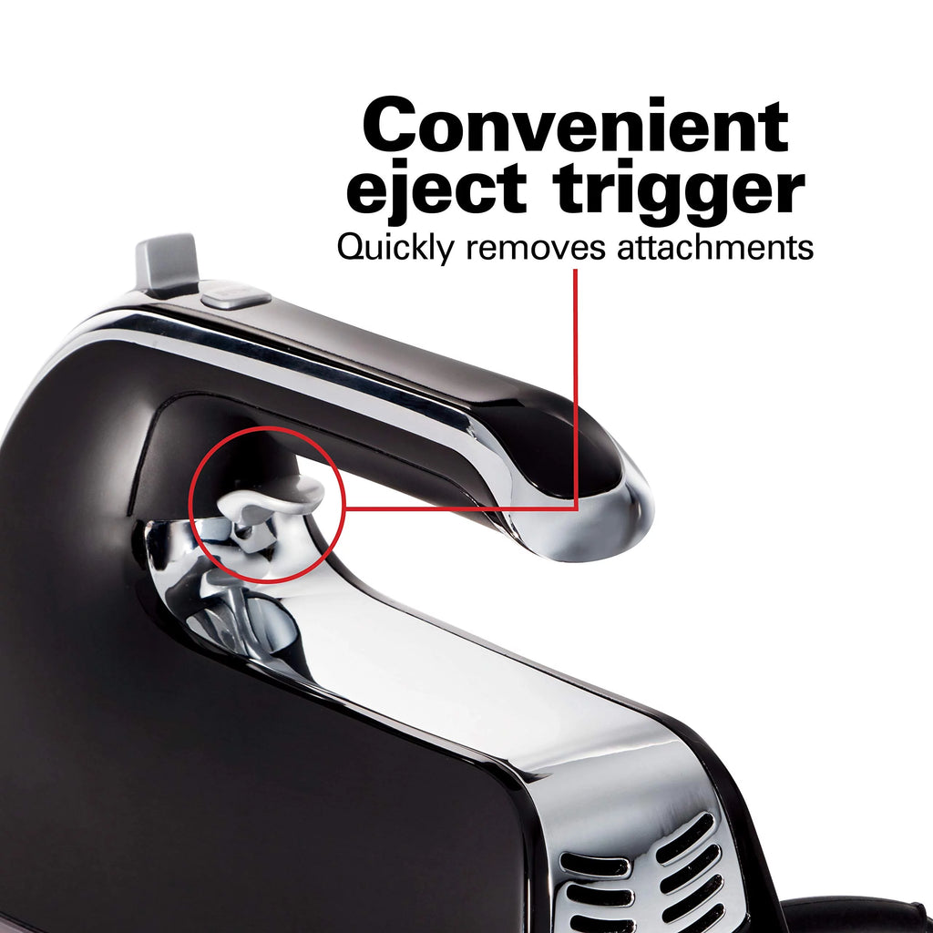 Black 6-Speed Electric Hand Mixer J693