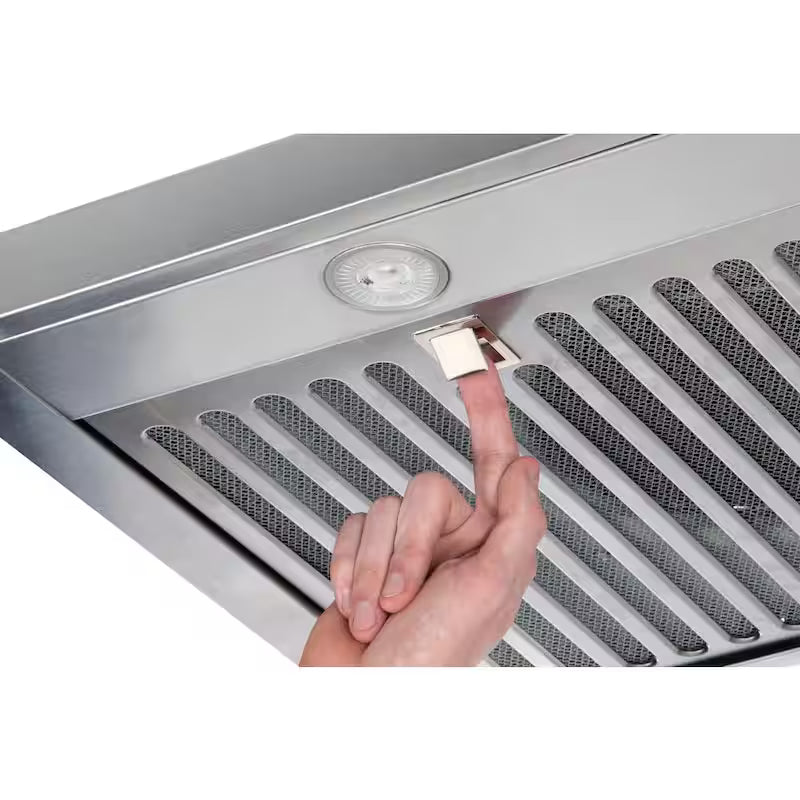 30 in. 340 CFM Convertible Under Cabinet Range Hood in Stainless Steel B3162