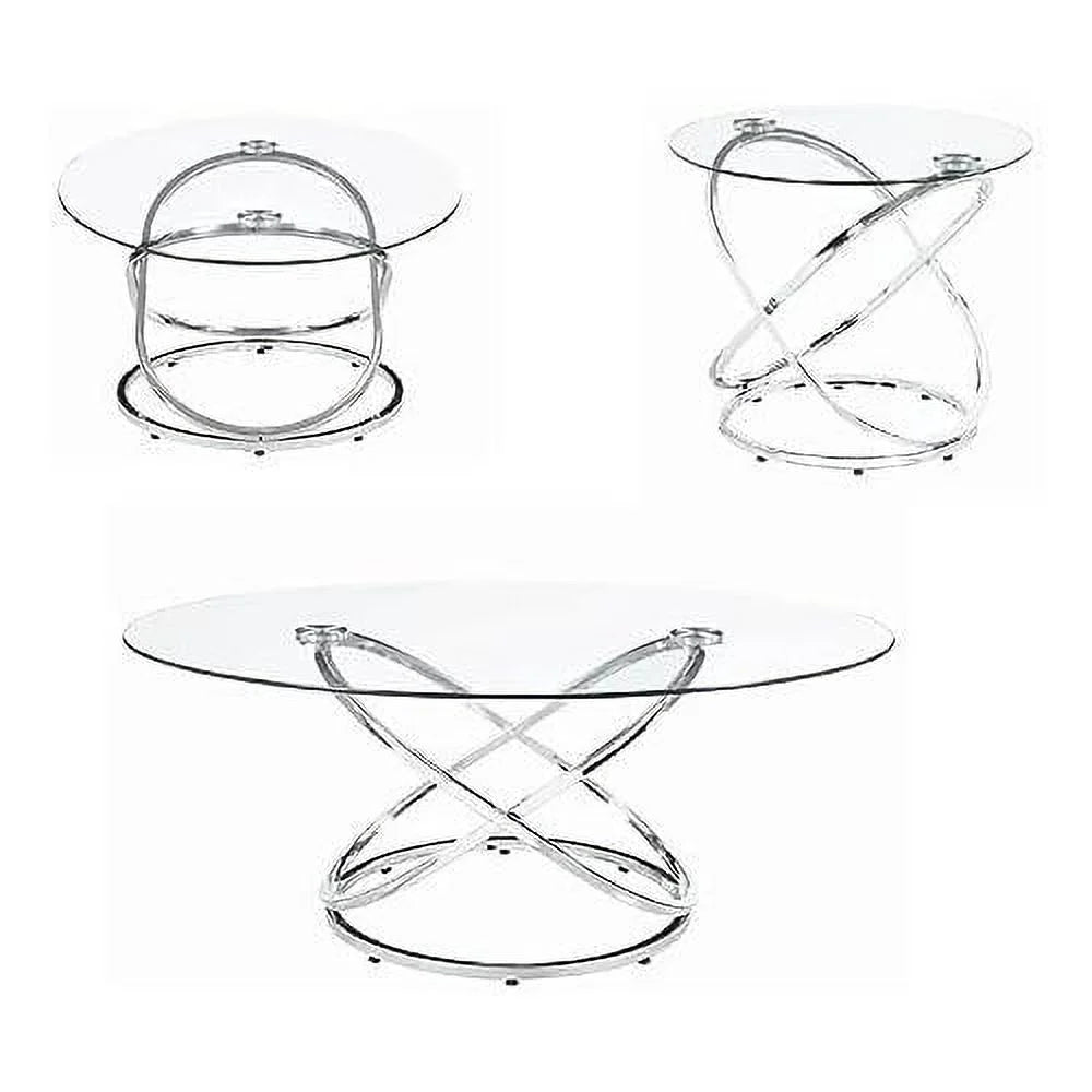3 Piece Coffee Set with 2 End Tables E8859