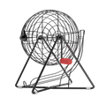Black Steel Bingo Cage Q854694