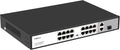 16 Port 10/100Mbps PoE Switch Unmanaged with 2 Gigabit Uplink Ports Q535