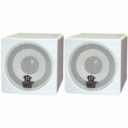 White Mini Cube Speaker V84413