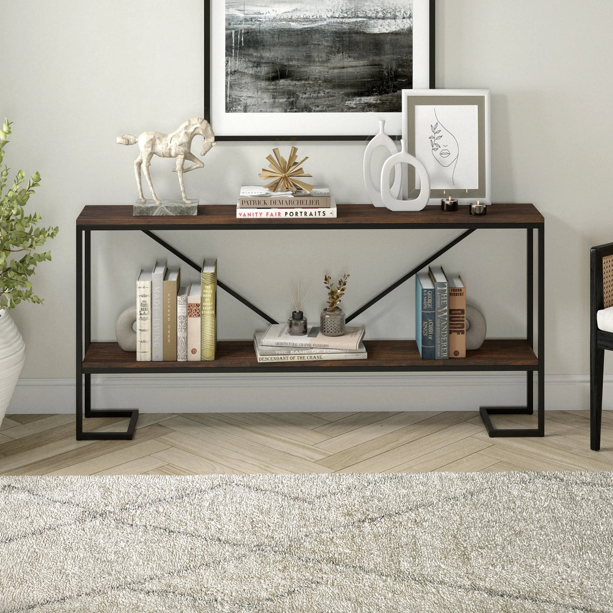64" Wide Rectangular Console Table Z7185