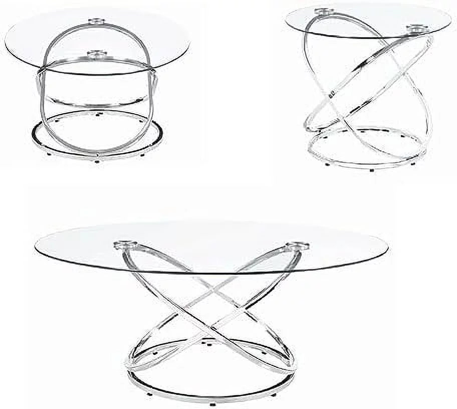 3 Piece Coffee Set with 2 End Tables E8859