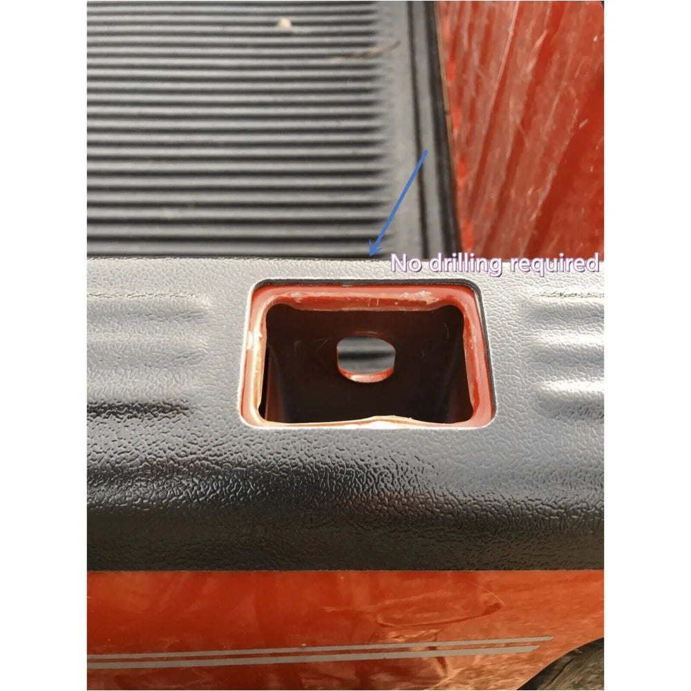 Black Bed Rail Caps V162